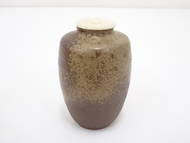 道具 ] - 道具 備前焼 木村陶峰造 肩衝茶入（共箱） □z | ネット